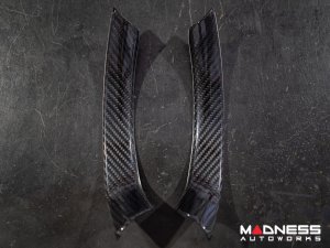 Alfa Romeo Stelvio Steering Wheel Trim - Carbon Fiber - Pre '20 models - Feroce Carbon Alfa Romeo Stelvio Steering Wheel Trim - Carbon Fiber - Pre '20 models - Feroce Carbon